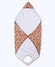 Cocoon Care Bamboo Woven Hearts Printed Baby Wrap Feeding Cover & Bath Towel - Multi Colour