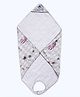 Cocoon Care Bamboo Woven Magic Bunnies Printed Baby Wrap Feeding Cover & Bath Towel - Multicolor
