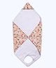 Cocoon Care Bamboo Woven Whale Printed Baby Wrap Feeding Cover & Bath Towel - Pink