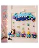 Crazy Craft Personalised Mermaid Sea Train Name Plate-Multicolour