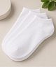 NEOBABY Cotton Blend Knit Pack Of 3 Solid Socks - White