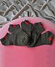 NEOBABY Cotton Blend Pack Of 5 Solid Socks - Dark Grey