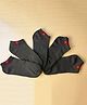 NEOBABY Cotton Blend Pack Of 5 Solid Socks - Black
