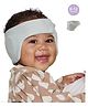 Dooky Infant Ear Protection Headband 6 to 12 Months , Baby Noise Reduction Band , Soft Comfortable Earmuffs for Travel, Sleep & Loud Sounds (Grey)