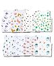 LazyToddler 100% Muslin Woven Pack Of 8 Sleeveless Whale Dinosaur & Vehicle Printed Jhablas - Multi Colour