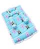 Fisher Price Mattress With Bolster & Pillow Panda & Monkey Print - Blue