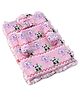 Fisher Price Mattress With Bolster & Pillow Panda & Monkey Print - Pink