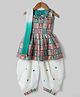 Blabber Sleeveless Ethnic Floral Motifs Printed Kurti Patiala Set With Dupatta - Multi Colour