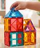 Babyhug Magnetic Tiles for Kids - 16 Piece| Magnetic Construction Set| Building Blocks| Boosts Creativity & Imagination| Learning & Educational Toy| Strong Durable Magnets| STEAM Learning