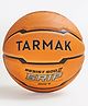 DECATHLON - Tarmak Resist 500 Grip Rubber Basketball Printed - Orange