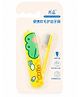 ZQBIEE Foldable Toothbrush for Kids Compact Travel Toothbrush with Portable Kids Toothbrush for School & Outdoor Use (Pack of 1) (Yellow)