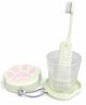 ZQBIEE Foldable Toothbrush for Kids Compact And Travel Foldable Design Toothbrush for School, Trips & Daily Use - Green