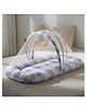 StarAndDaisy 3 in 1 Baby Mosquito net for Sleeping - Newborn, Mosquito net for Baby Soft and Comfortable Bed for 0-12 Months -Bunny Print