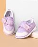 Cute Walk by Babyhug Velcro Clouser Casual Shoes Butterfly Print - Purple