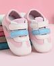 Babyoye Velcro Closure Solid Booties - White