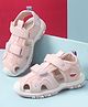 Cute Walk by Babyhug Velcro Closure Sandal With Sports Print - Pink