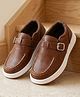 Cute Walk by Babyhug Buckle Closure Party Wear Shoes - Brown