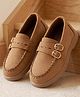 Cute Walk by Babyhug Slip On Formal & Party Wear Shoes With Applique - Brown