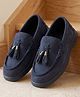 Cute Walk by Babyhug Slip On  Solid Colour Party Wear Shoes - Navy
