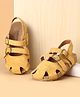 Babyoye Velcro Closure Sandals - MUstard