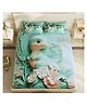 KIDS WONDERS 7D Kids Print Flat Bedsheet in New Animal Dino print With 2 Pillow Covers