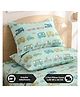 KIDS WONDERS Kids Print Flat Bedsheet in New Car print With 2 Pillow Covers