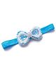 Bhoomi Collection Pearl & Sequins Embellished Bow Applique Detailed Headband - Sky Blue