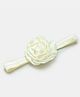 Bhoomi Collection Solid Rose Applique Detailed Headband - Cream