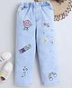 Bright Stars KIDSWEAR Denim Floral & Hearts Embroidered Jeans - Blue