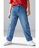Tales & Stories Denim Washed Jeans - Dark Blue