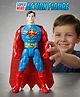 Fiddlerz Superman Superhero Action Figures Toy Set for Kids with Movable Joints Head Hand and Leg Swing Superhero Toy Birthday Gift for Boys and Girls