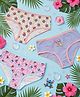 Yellow Bee Cotton Woven Lilo & Stitch Featuring Pack Of 3 Character Printed Panties - Multi Colour