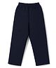 Doreme Fleece Knit Full Length Solid Fleece & Woollen Pant - Navy Blue