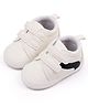 KIDLINGSS Colour Blocked Velcro Closure Booties - White