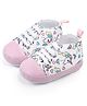 KIDLINGSS Unicorn Printed Lace Up Booties - White & Pink