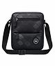 Pearlbags Abstract Printed Water Resistant Sling Bag - Black