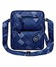 Pearlbags Abstract Printed Water Resistant Sling Bag - N.Blue