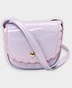 Mi Arcus Heart Applique & Petals Detailed Sling Bag - Lavender
