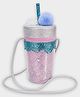 Mi Arcus Pom Pom Embellished Glitter Detailed Sipper Designed  Sling Bag - Multi Colour