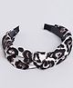 Tia Hair Accessories Abstract Printed Knot Detailed Hair Band - Multi Colour