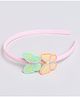 Tia Hair Accessories Butterfly Applique Detailed Hair Band - Pink