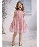 Foreverkidz Sequin Woven Sleeveless Dress - Pink