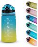 SOLARA Water Bottle - Kids Motivational 500ml - Yellow Blue