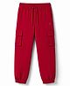 Pine Active Woven Ultra Light Performance Full Length Solid Cargo Pant -  Red
