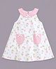 Aomi Cotton Woven Sleeveless Floral Printed Dress - Pink