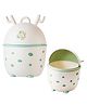 FunBlast Cute Mini Table Dustbin with Swing Lid Pack of 1 (Multicolor)