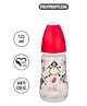 Small Wonder Polypropylene Feeding Bottle Candy Red - 125 ml