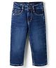 Ruff Core Denim Woven Full Length Straight Fit Jeans - Navy