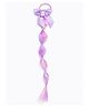 ZQBIEE Cartoon Applique Detailed Hair Extensions - Purple