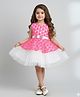 The Magic Wand Woven Sleeveless Pearl Embellished & Floral Applique Detailed Dress - Pink